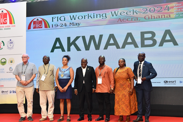 Akwaaba - report from FIG Working Week 2024 in Accra Ghana